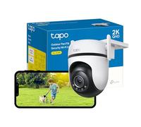 TP-Link Tapo C520WS 2K QHD 4MP Outdoor Pan/Tilt Security Smart Wi-Fi Camera,IP66 Weatherproof, AI Detection,360° Visual Cover