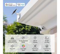 TP-Link Tapo C610 KIT Cámara de Vigilancia 2K con Panel Solar Tapo A201