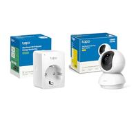 TP-Link Tapo Enchufe WLAN Inteligente Tapo P110 con control de consumo energético, enchufe Smart Home Alexa, funciona con Alexa, Google Home, control por voz, acceso remoto, no requiere hub, mini