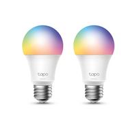 TPLINK TP- Link Tapo L530E 2-Pack Bombilla Inteligente Bombilla inteligente multicolor Wi-Fi con regulación, programación y control por voz, ¡sin necesidad