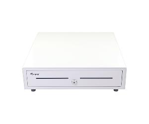 TPV CAJON PORTAMONEDAS EQUIP APERTURA MANUAL Y AUTOMATICA CONECTOR RJ11 COLOR BLANCO