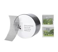 TQEBWUS Cinta Reparadora Para Mosquitera - Adhesivo Fuerte Cortable Universal | Parches Reparadores Para Mosquiteras De Ventana,Para Patio Tienda Barandillas De Piscina Balcón Cenador Solárium Porche