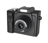TQUXNGA Cámara de diseño clásico 1080P videocámara portátil con pantalla a color para entusiastas de la fotografía diaria, cámara retro para estudiantes