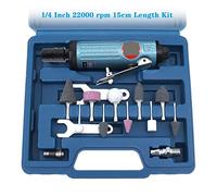 TR-4168, 22000rpm, 1/4 pulgadas, máquina trituradora neumática grande, máquinas de molienda aire for pulir, grabar, reparar neumáticos ,Rendimiento alto(15cm 22000rpm Kit)