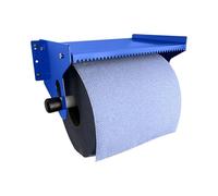 TR Home Solutions Dispensador de papel metálico para pared, acabado cepillado, versátil, fiable, ahorro de espacio, organizador de cocina