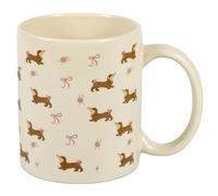 trabag Taza con diseño de perro salchicha, regalo para mujeres, ideal para el Día de la Madre, Acción de Gracias y Navidad