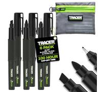 Tracer 2.0 Kit Rotuladores Permanentes Negros 6 uds con Estuche