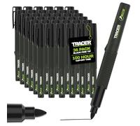Tracer 2.0 Rotuladores Permanentes Negros Punta Fina x36 100H