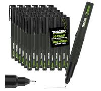 Tracer 2.0 Rotuladores Permanentes Negros Punta Ultrafina x36