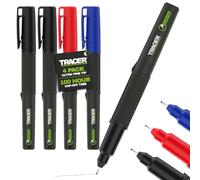 Tracer 2.0 Rotuladores Permanentes Negros Punta Ultrafina x4