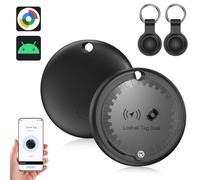 Tracker Tag Android, Bluetooth Localizador Smart Tag Compatible con Google ”Find Hub”, Tracker Tag para Llaves, Maletas y Carteras, Resistente al Agua, Regalos para la Familia (2)