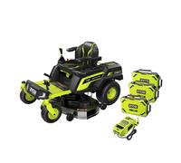 Tractor Cortacésped Giro Cero sin escobillas de 137cm 72V (3x 10Ah)