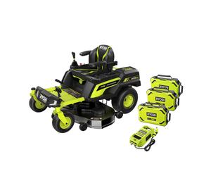 Tractor Cortacésped Giro Cero sin escobillas de 137cm 72V (3x 10Ah)