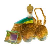 Tractor Decanter, Wine Bottle, 3D Glass Ornament, Storage Vessel With Detailed Tractor Design, Bar Decor For Men Women Family Cabinet Whiskey Lovers Kitchen Home Display