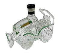 Tractor Decanter, Wine Bottle, 3D Glass Ornament, Storage Vessel With Detailed Tractor Design, Bar Decor For Men Women Family Cabinet Whiskey Lovers Kitchen Home Display