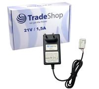Trade-Shop 20 V Li-Ion Cargador Estación de carga compatible con Worx Landroid S Basic, S 390m2, S300, S300 2018, S300i, S450i, S450i 2018, S500i, S700i