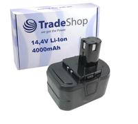 Trade-Shop Batería de ion de litio 14,4 V/4 Ah compatible con Ryobi LLCD14022 LCDI1402 R10520 R10521 RY1420 RY62 RY6200 RY6201 RY6202 STPP-1441 BIW180 / BIW180M