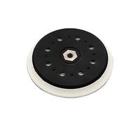 Trade-Shop Disco abrasivo M8 de 15 agujeros, diámetro de 150 mm, duro, Lijas para Lijadora, compatible con Makita BO6050 BO6050J lijadora orbital, sustituye a 197315-5 197314-7
