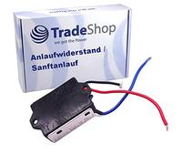 Trade-Shop Resistencia de arranque/arranque suave/arranque suave, 16 A, 230 V, incluye 3 cables para amoladora angular, sierra ingletadora, sierra circular hasta 250 V