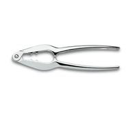 Tradineur - Cascanueces metálico de 15 x 3 cm también valido para abrir marisco. Pinza para romper cascaras de alimentos. Tenaza para hostelería o restauración.