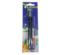 Tradineur -Rotulador blanco acrílico para todo tipo de superficies - Apto para piedra, cerámica, lienzo, madera, tela, vidrio, metal, plástico, zapato, etc - Color Surtido Multicolor