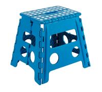 Tradineur - Taburete plegable infantil de pvc multiusos 32,5 x 28,5 x 21,5 cm, banqueta, asiento de plástico resistente para niños, escuela, guardería, hogar, color aleatorio Multicolor