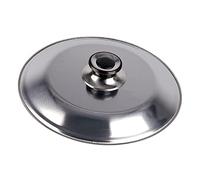 Tradineur - Tapa giratortillas de acero inoxidable, diámetro 28 cm, plato volteatortillas para sartén para dar la vuelta fácilmente a la tortilla, cocina, apto para lavavajillas