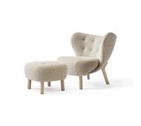 Little Petra VB1 Sillón Karakorum 003/Roble Aceitado In TD1 Puf