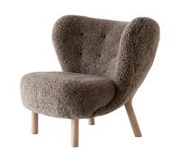Little Petra VB1 Sillón Piel de Oveja Sahara/Roble Aceitado