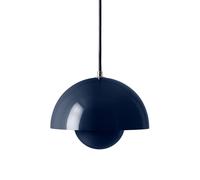 Flowerpot VP1 Lámpara Colgante Acero Azul