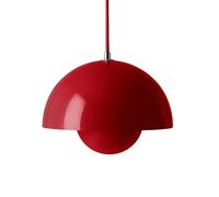Flowerpot VP1 Lámpara Colgante Vermilion Rojo