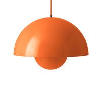 &Tradition Lámpara colgante FlowerPot VP2 grande Naranja cítrica