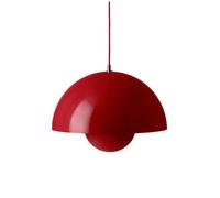 Flowerpot VP7 Lámpara Colgante Vermilion Rojo