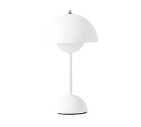 &Tradition Lámpara de mesa Flowerpot portable VP9 Matt white