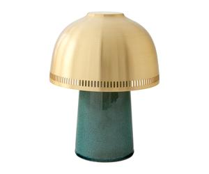 &Tradition Lámpara de mesa Raku SH8 Blue Green & Bras