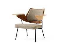 &Tradition Silla lounge RFH RD8 Walnut-beech-brown