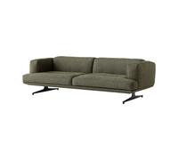 Sofá Inland AV23 de 3 Plazas Color Arcilla 0014/ Negro Cálido