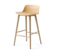 &Tradition Taburete de barra Rely HW123 Beige arena-roble lacado. 65 cm