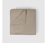 TRAMAS+ Colcha Bouti Estampada y Lisa para Cama, Cubrecamas Ligero de Primavera y Verano - Cama de 90 (180x270) - Verde Cacería