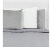 TRAMAS+ Colcha Bouti Lisa para Cama de Primavera y Verano, Cubrecamas de Colores Lisos para Habitación Moderna y Juvenil Pearl gray Bed 90cm