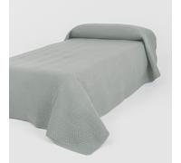 TRAMAS+ Colcha Bouti para Cama, Cubrecamas Ligero de Primavera y Verano, Colores Lisos y Estampados Decorativos Hungary green keike Bed 120cm