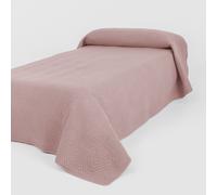 TRAMAS+ Colcha Bouti para Cama, Cubrecamas Ligero de Primavera y Verano, Colores Lisos y Estampados Decorativos Hungary pink keike Bed 105cm