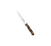 Tramontina 29810/268 - Cuchillo para carne (acero inoxidable, mango de madera, apto para lavavajillas, 15 cm), color marrón