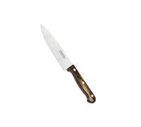 Tramontina Cuchillo de cocina de 15 cm, acero inoxidable, mango de madera, apto para lavavajillas