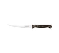 Tramontina Cuchillo de Tomates y Frutas en Acero Inoxidable Mango de Madera Certificada 13 cm