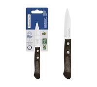 Tramontina Cuchillo para verduras y frutas Polywood castaño - Acero inox, mango madera tratada 7,3 cm