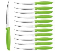 Tramontina Cuchillo para Tomates en Acero Inoxidable y Polipropileno Verde 12 unidades