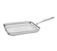 TRAMONTINA - Plancha Grano, Sartén de Acero Inoxidable y Terminación Brillante, con Cuerpo Triple, 1,9 L