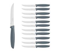 Tramontina Set de Cuchillos Multiuso de Cocina Plenus Gris Filo Liso 12 un