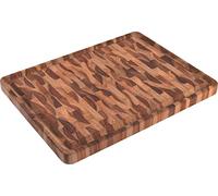 Tramontina Tabla de cortar de madera maciza de teca, 45 x 34 x 3 cm